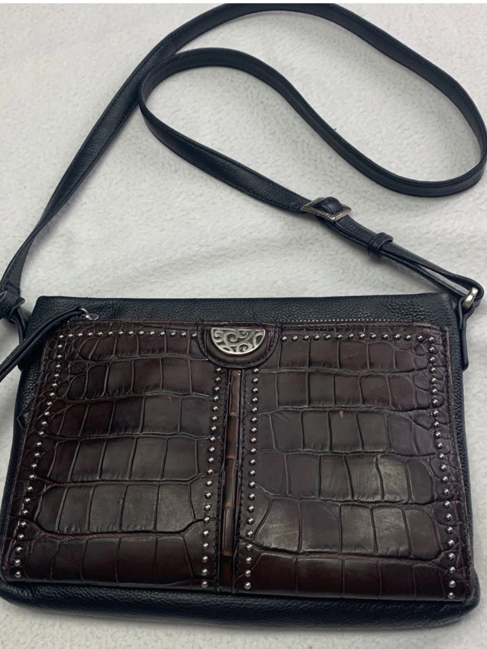 BRIGHTON cross body leather Pretty Tough Jagger organizer purse